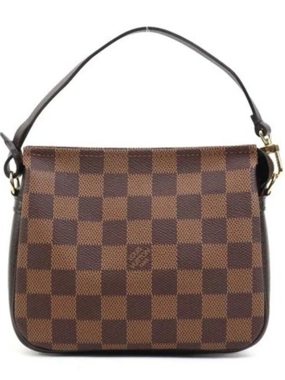 Auth LOUIS VUITTON Damier Ebene TROUSSE MAKEUP Handbag Pouch N51982 - r10767a